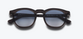 SUNGLASSES, 04 BLACK BLUE LENSES