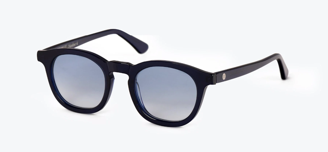 SUNGLASSES, 04 NAVY BLUE - BLUE LENSES